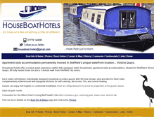 Tablet Screenshot of houseboathotels.com